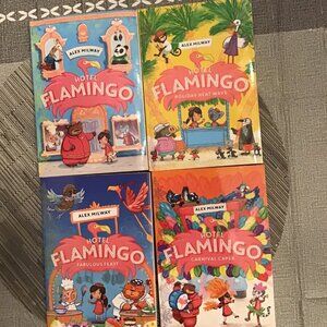Set of 4 Hotel Flamingo Books, Popular Series Grades 2-3, Never Read--Homeschool
